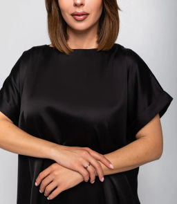 Блуза #ОБШ2830, чёрный