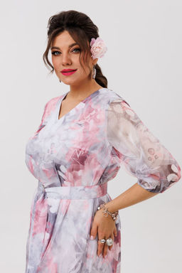 Платье ANELLI 1605 розовый сапфир  фото 6