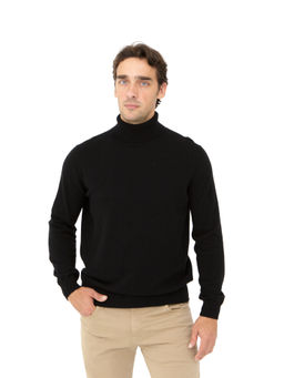 Водолазка из кашемира мужская KM050304-E черная