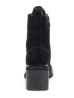 04-SE21W-2B BLACK Ботинки зимние женские (натуральная замша, натуральный мех) - Фабричный китай фото 9