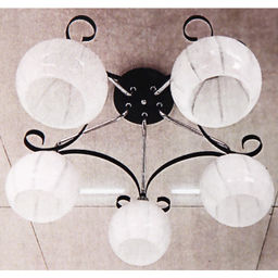 Люстра 5*40Вт Е27 50*50*32см черный хром 3-11632