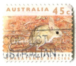 Марка Тушканчиковая мышь 1992 год Австралия