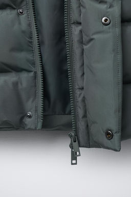 LONG WATER-REPELLENT DOWN PUFFER JACKET - Zara фото 7