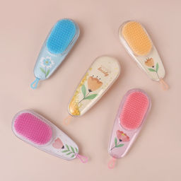 Расчёска - шейкер LOOK, 6.1?18(1) см, МИКС - Qf фото 2