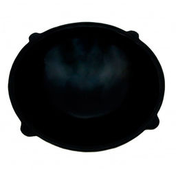 Казан 16,0 л чугунный Узбекский, плоское дно, с крышкой