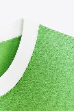 SLEEVELESS KNIT TOP - Zara фото 6