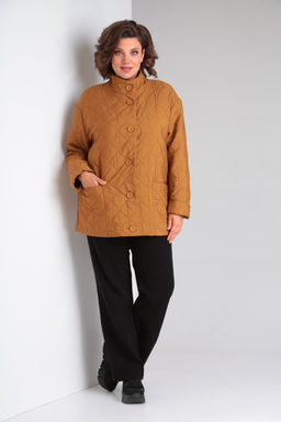 Куртка Diamant 1914-Р беж-какао фото 123