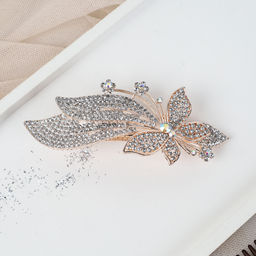 Заколка-автомат Бабочка / N3258-11 /уп 12/ - ГалеонТрейд фото 4