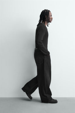 JEANS BAGGY FIT / Negro - Zara фото 6