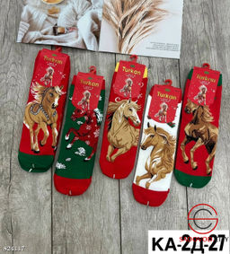 Носки женские новогодние
