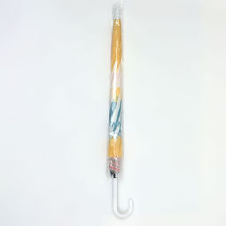 Зонт - трость полуавтоматический «Радужный круг», 8 спиц, R=46/54 см, d=92 см, рисунок МИКС