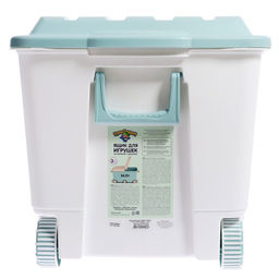 Ящик для игрушек на колесах «Путешествие», с декором, 685×395×385 мм, цвет светло-голубой