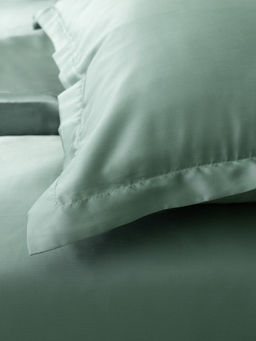 Наволочка SL Home Tencel, 70×70+3 см, тенсель, эвкалиптовое волокно 100%, оливковая