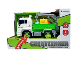 Автокран инерц. 1:20 (9/0065, "Нордпласт") свет, звук, в коробке 23*15см