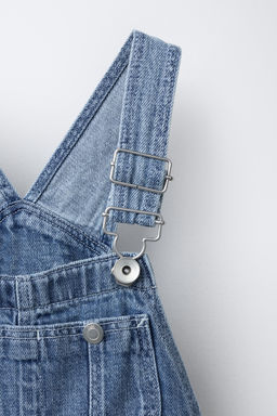 PETO DENIM CORTO / Azul - Zara фото 3