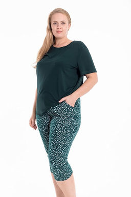 Пижама М325398зб зеленый/белый - Елена фото 9