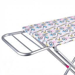 Доска для глажения металлическая, принт зигзаги
