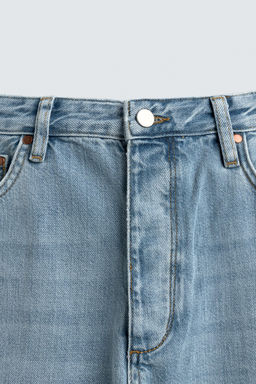 JEANS STRAIGHT ANKLE FIT ALGOD?N - LYOCELL / Azul claro - Zara фото 10