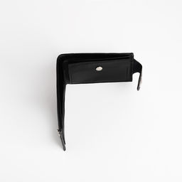 Портмоне мужское на магните, отдел для купюр, для карт, для монет, цвет чёрный - Simaland фото 5