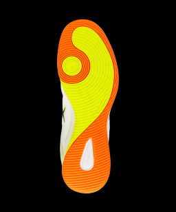 БЕЗ УПАКОВКИ Бутсы зальные JOGEL Tornado 2.0 White/orange