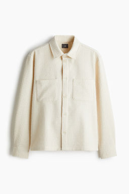 Loose Fit Waffled overshirt - H&m фото 4