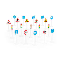 Набор дорожных знаков №2 (20 элементов) (в пакете) - Полесье фото 3