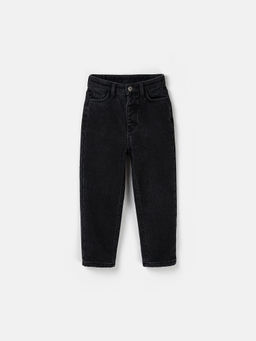 Джинсы Уголь утепленные