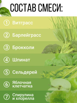 НАТУРАЛЬНАЯ суперзелень - здоровье, жизненная энергия 150 г