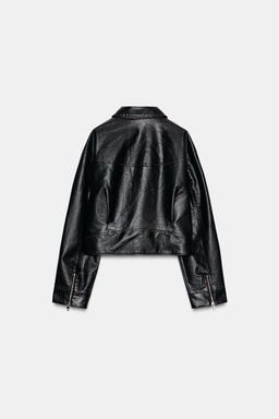 FAUX LEATHER JACKET - Zara фото 8