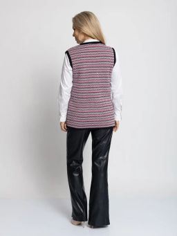 Жилет В 2367/бордовый