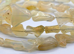 Бусы из Опала галтовка на увеличение 44см, 8,2г - Радуга камня фото 2