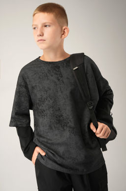 Детский лонгслив с двойным рукавом Happyfox