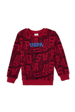 Erkek _ocuk Bordo Pijama Tak_m_ Sepette S_rpriz _ndirim - U.s. polo assn фото 2