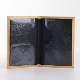 Обложка для паспорта, бежевая