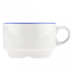 Чашка фарфоровая Озеро 250мл, д9,2см, h6,1см, форма Штабелируемая, отводка краской (Россия) - Домашняя мода фото 2