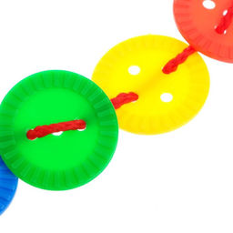 Шнуровка Развивающие пуговки, 40 шт., шнурки, по методике Монтессори - Iq-zabiaka фото 4