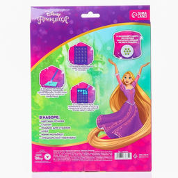 Алмазная мозаика с частичным заполнением для детей «Принцессы», 20×25 см