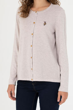 Женский базовый трикотажный кардиган Stone Melange - U.s. polo assn фото 20