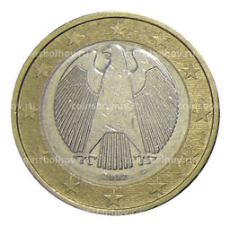 Монета 1 евро 2002 года G Германия