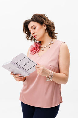 Топ ANELLI 1440 пудра  фото 4