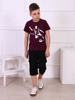 Футболка "Гол" бордо