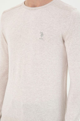 Мужской базовый свитер из каменного меланжа Неожиданная скидка в корзине - U.s. polo assn фото 7