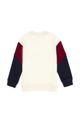 Erkek _ocuk Krem Bisiklet Yaka Sweatshirt - U.s. polo assn фото 3