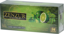 Zenzur. Зеленый с мелиссой, мятой и лаймом карт.пачка, 25 пак.