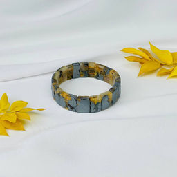 Браслет из Рутилового кварца с включением Титана 19 см - Радуга самоцветов фото 3