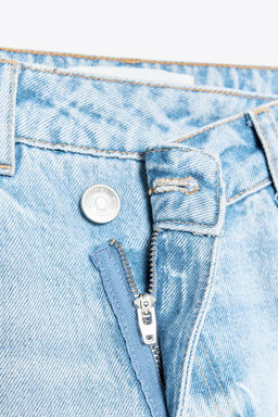 Z1975 STRAIGHT FULL LENGTH HIGH-WAIST WRAP WAIST JEANS - Zara фото 10