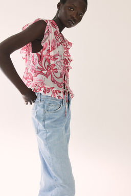 Blusa con volantes - H&m фото 3