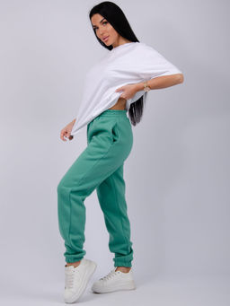 Джоггеры Мистерия 5, футер 3-х нитка начес - Малина фото 27