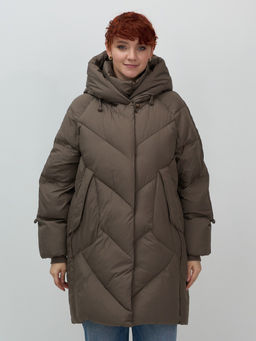 Пальто двубортная зимнее утепленное Бренд: Visdeer  фото 6