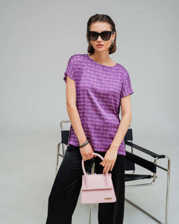 Футболка с шелковой полкой